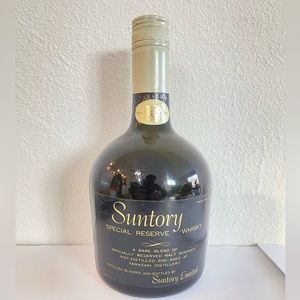 Suntory Special Reserve Whisky Limited Japan rare '70 Anniversary Empty Bottle